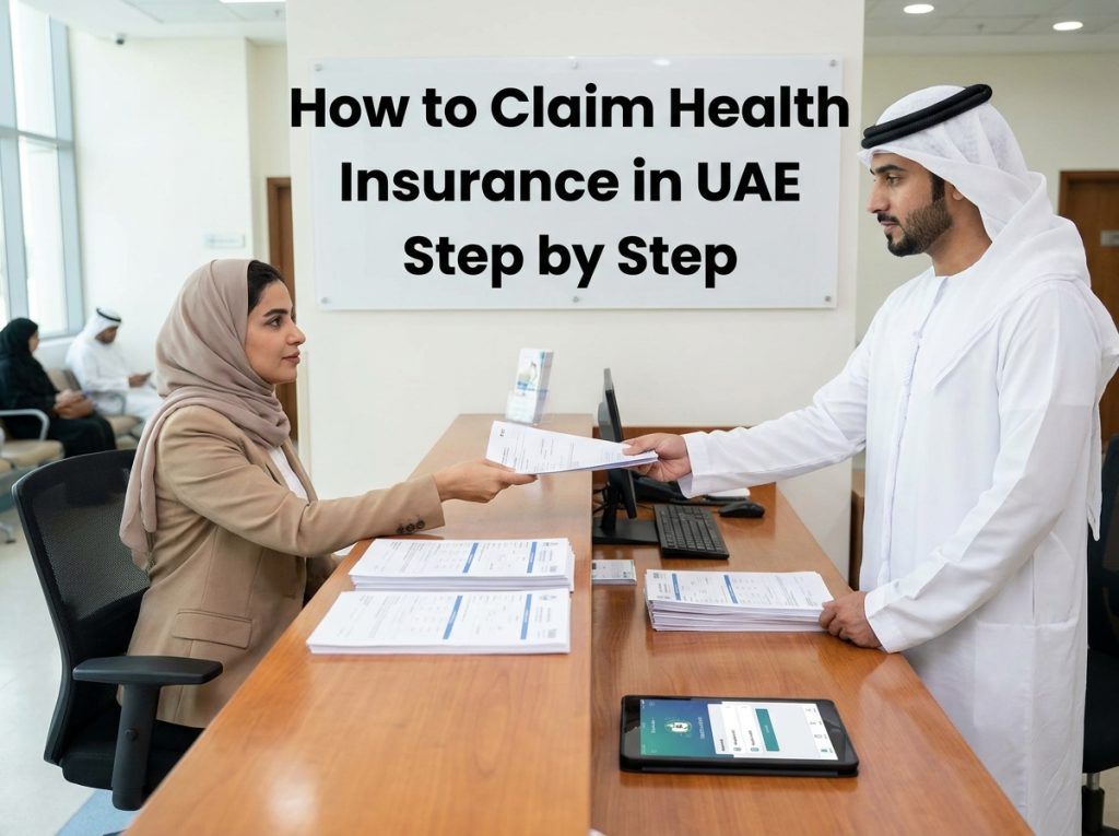 how to claim health insurance in UAE step by step